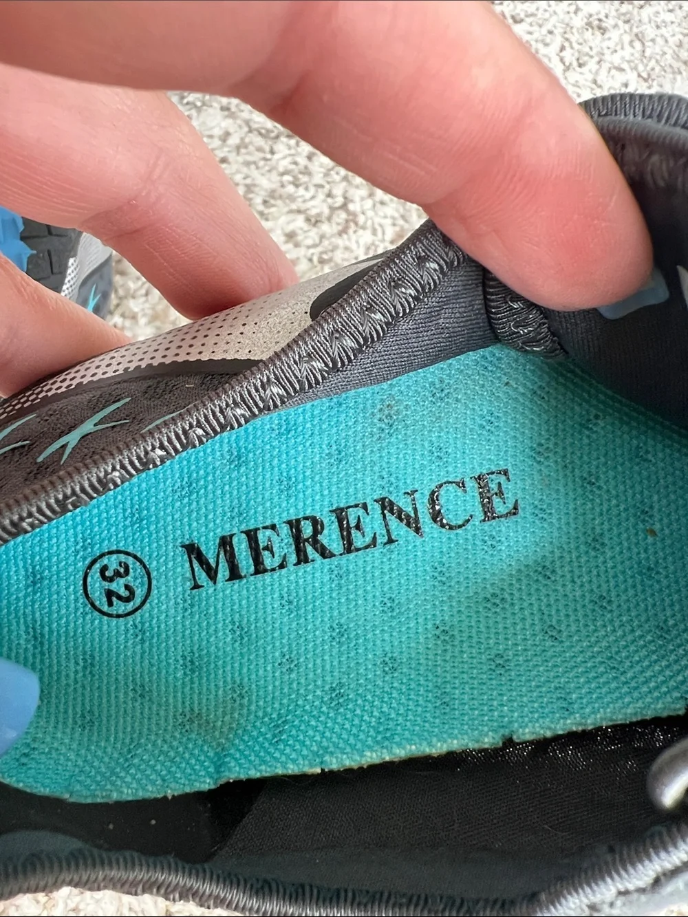 Merence Kids Swim Beach Water Shoes In Black/Blue Size 1